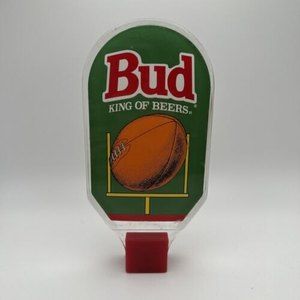 Vintage Bud King Of Beers Football Goal Post Tap Knob Handle An Busch St Louis
